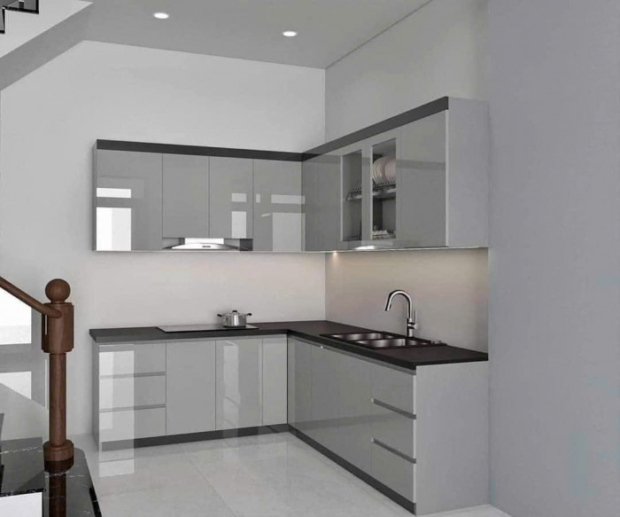 Thi công tủ bếp nhựa tại Huế