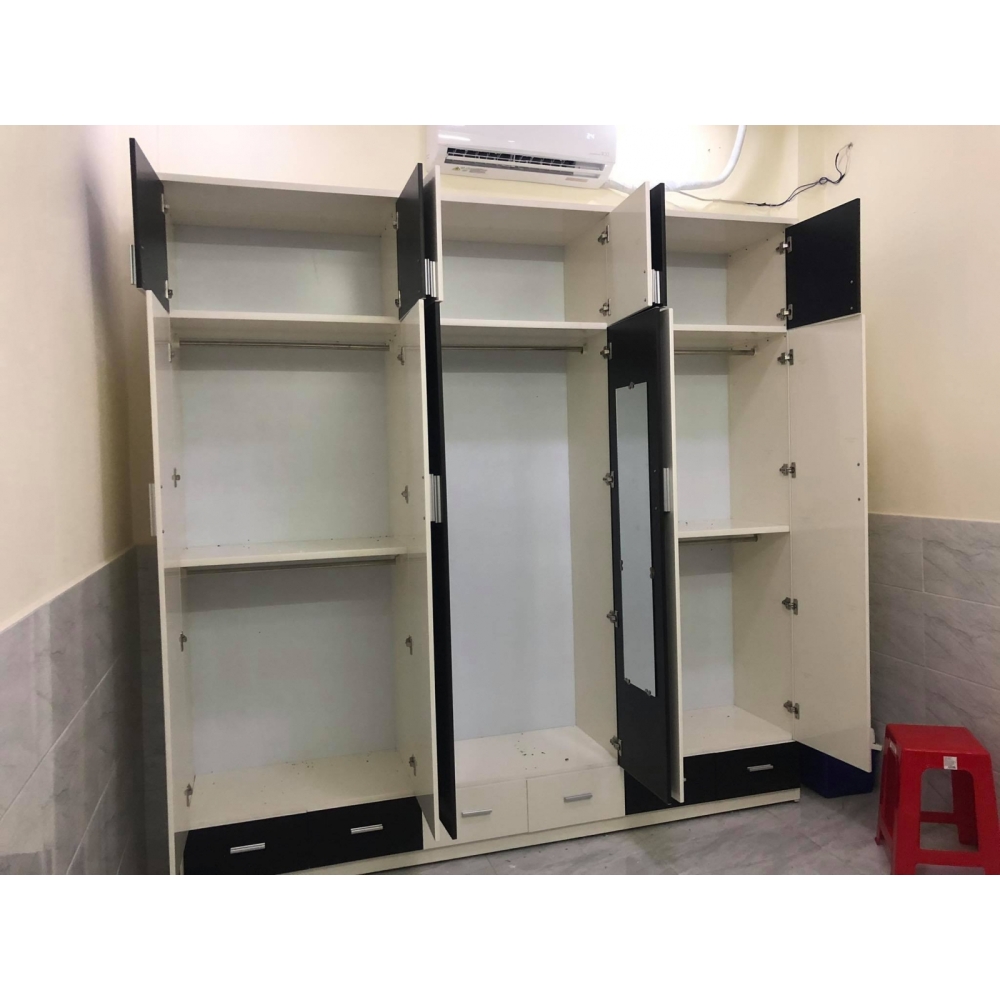 Tủ nhựa 6 cánh Đài Loan T6N1