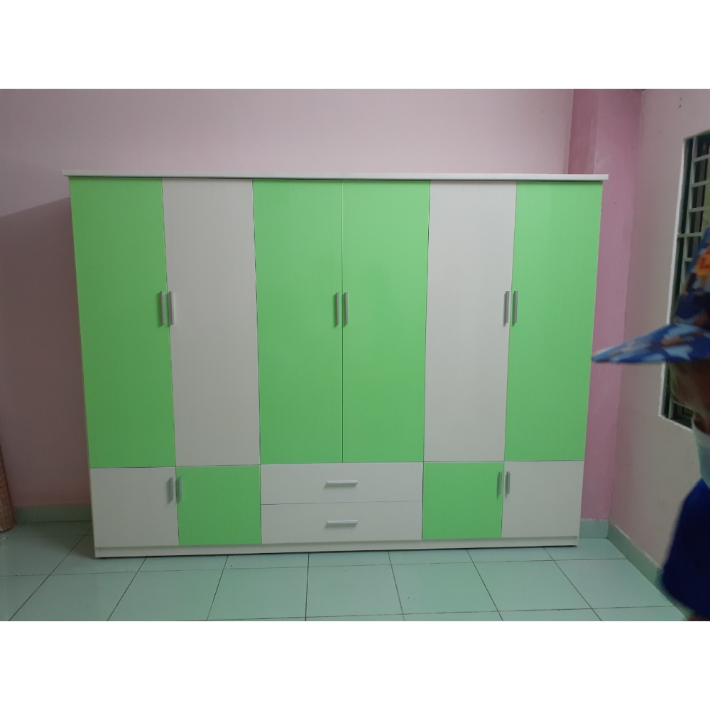 Tủ nhựa 6 cánh Đài Loan T6N2