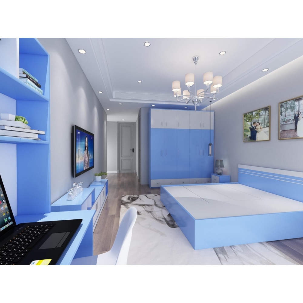 Bộ nội thất nhựa Vinco Xanh
