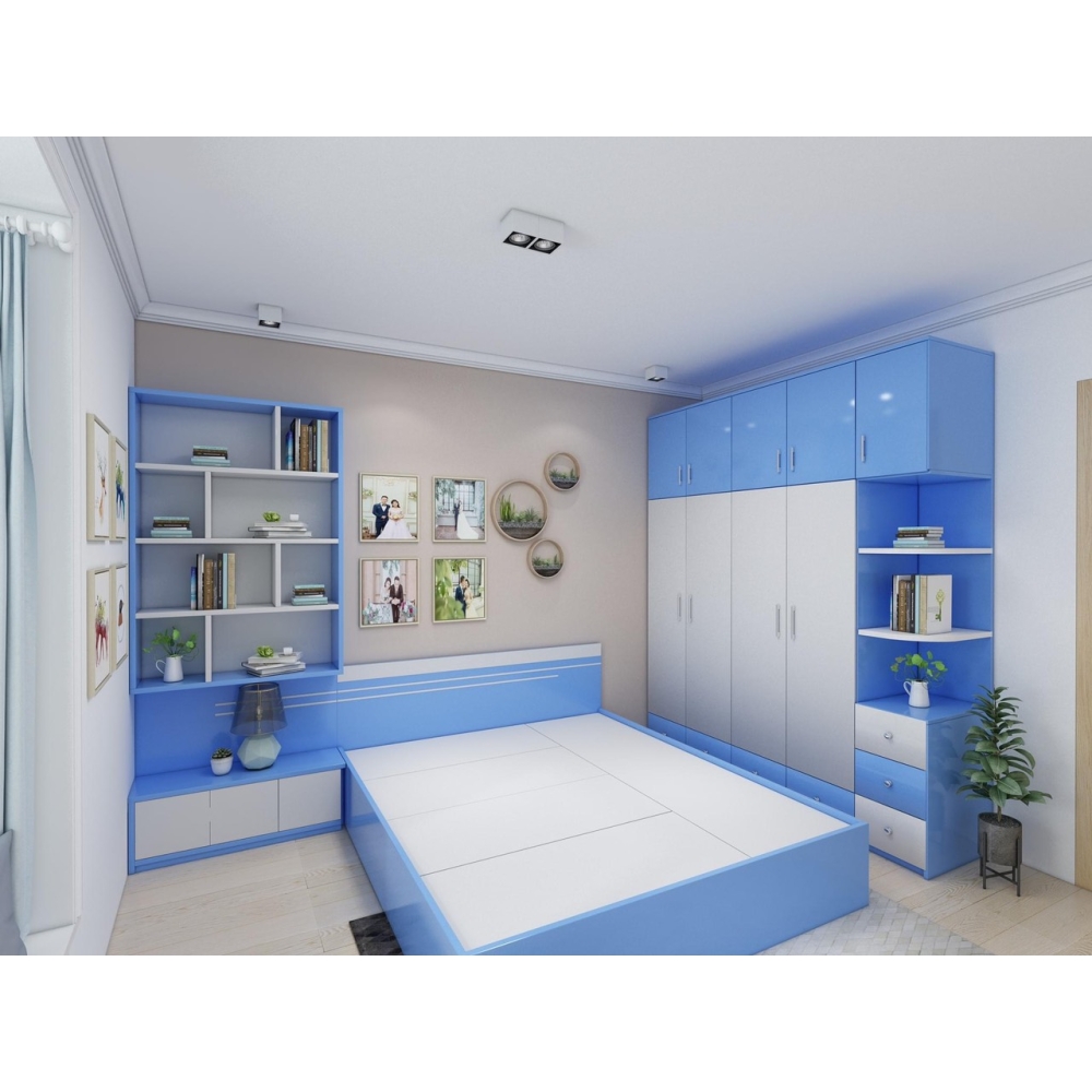 Bộ nội thất nhựa Vinco Xanh