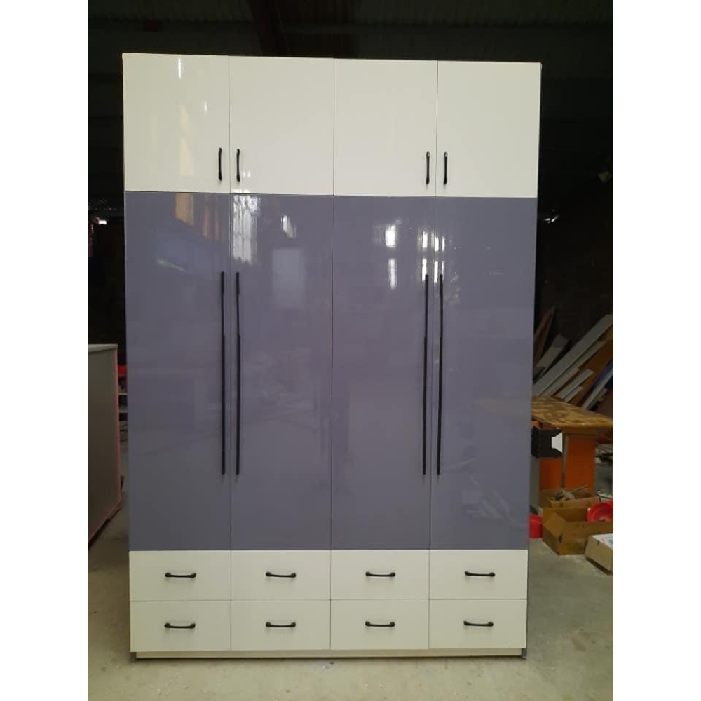 Tủ nhựa 4 cánh Full trần Mẫu 2