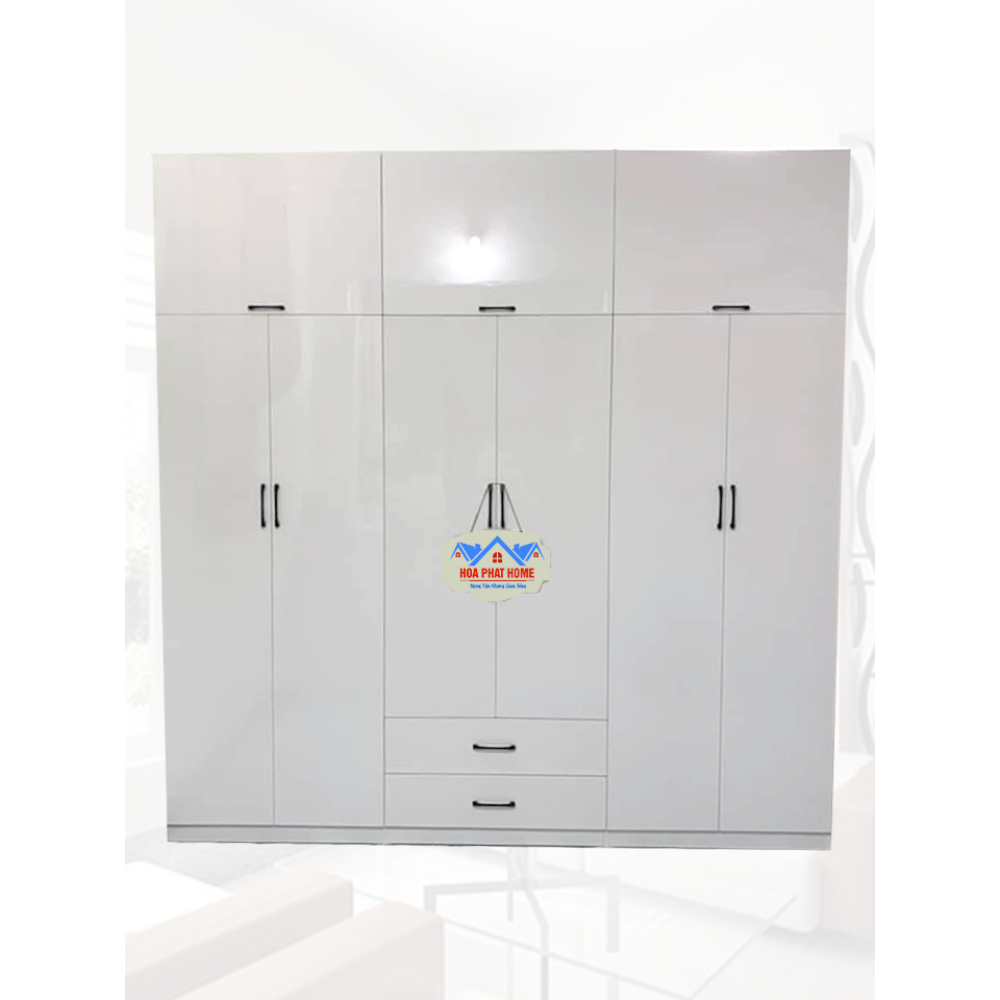 Tủ nhựa Vinco Plastic 6 Cánh Trắng