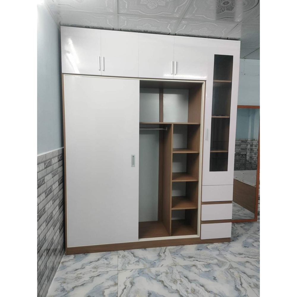 Tủ Nhựa Cửa Lùa 2 Cánh